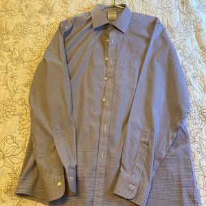 Brooks Brother Milano (slim fit) Dress Shirt Gingham Check
